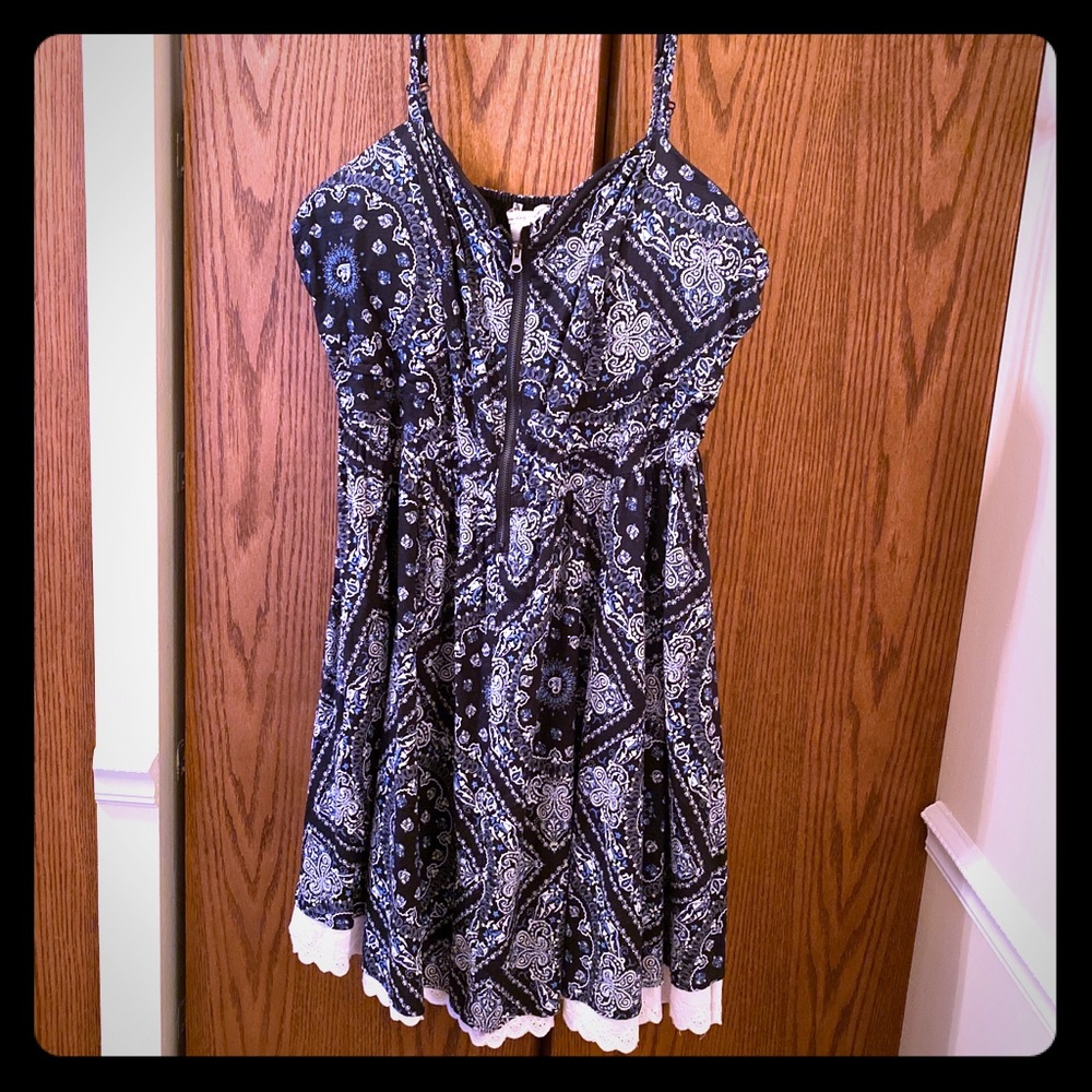 American Rag empire waist paisley dress 3X